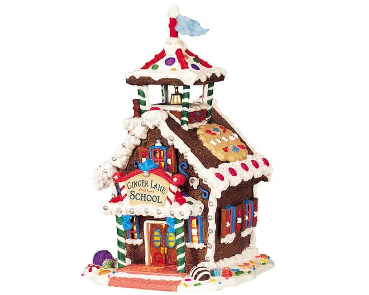 lemax-ginger-lane-school-b-timent-miniature-village-de-no-l-sugar-n-spice image 1