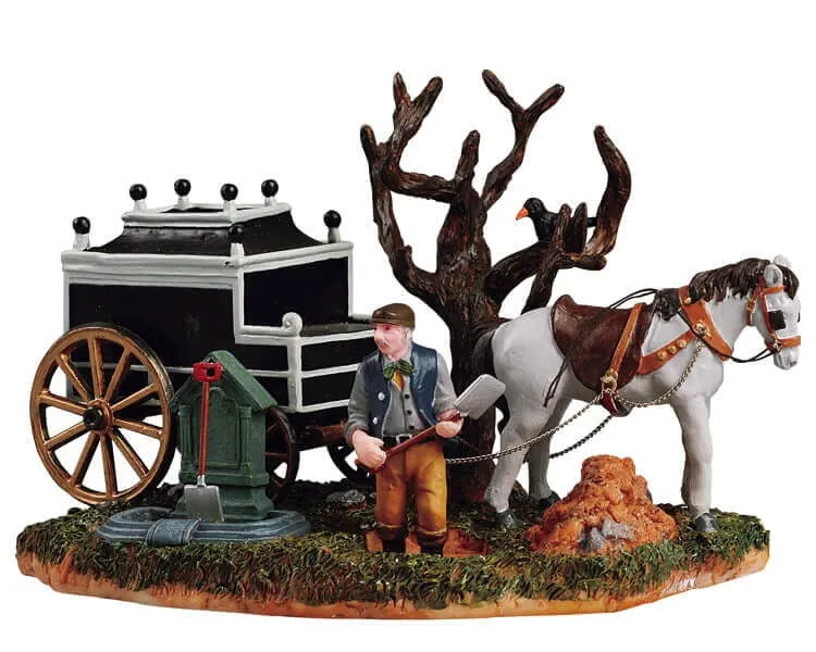 lemax-gruesome-grave-digger-fossoyeur-effrayant-spooky-town image 1