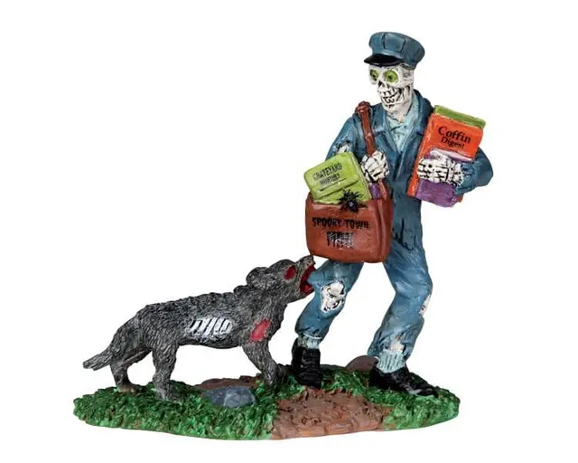 lemax-spooky-mailman-figurine-village-spooky-town-halloween image 1