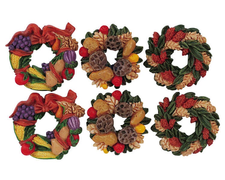 lemax-autumn-wreaths-accessoires-miniatures-couronnes-d-automne image 1