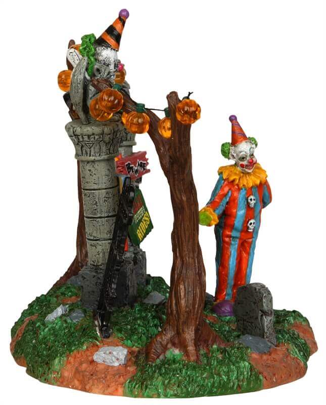lemax-spookytown-carnival-gate-portail-miniature-carnaval-halloween image 4