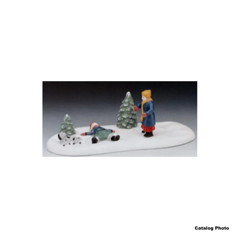 lemax-snow-angels-figurine-miniature-anges-dans-la-neige image 1