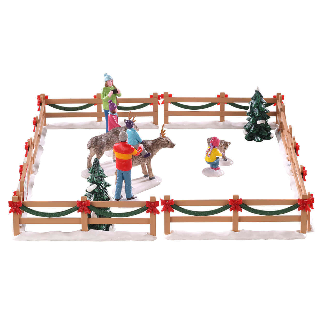 lemax-reindeer-petting-zoo-sc-ne-miniature-vail-village image 2