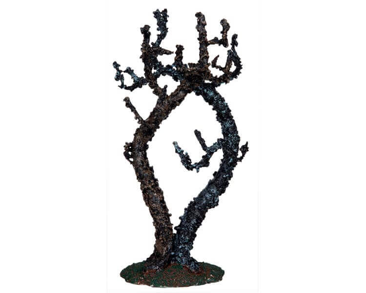 lemax-double-lichen-covered-tree-arbre-miniature-spooky-town image 1
