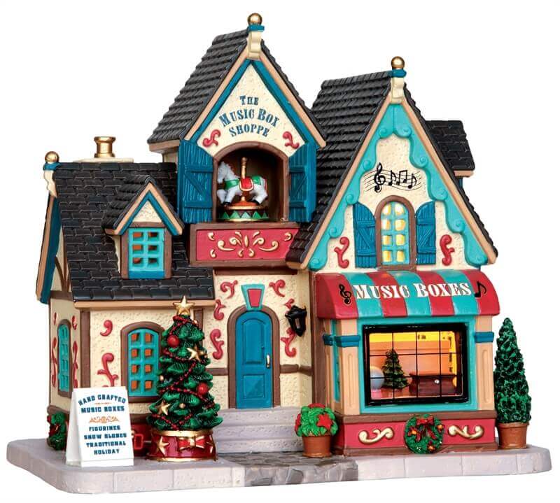 lemax-the-music-box-shoppe-b-timent-miniature-de-village image 1