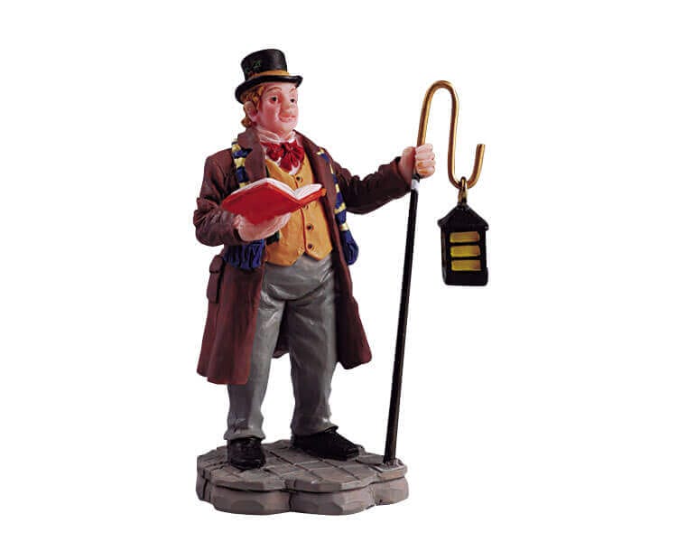lemax-caroler-man-figurine-chanteur-de-no-l-homme-miniature image 1