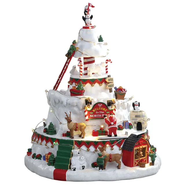 lemax-north-pole-tower-tour-anim-e-du-p-le-nord image 1