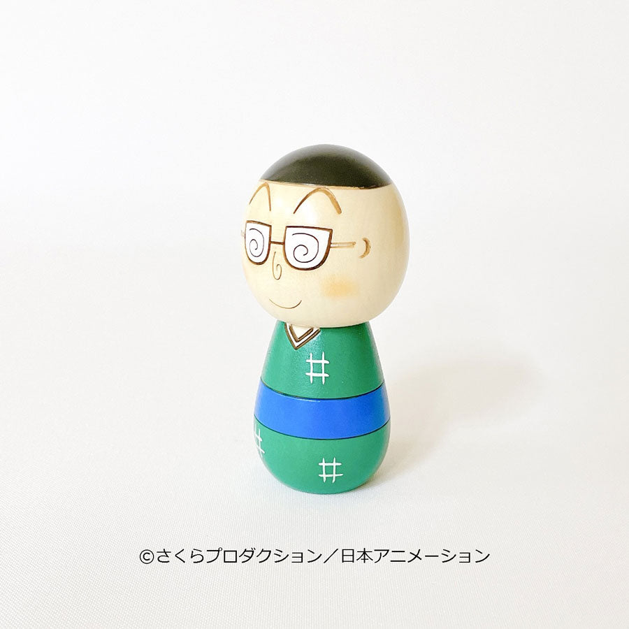 usaburo-kokeshi-chibi-maruko-chan-maruo-figurine-artisanale image 2