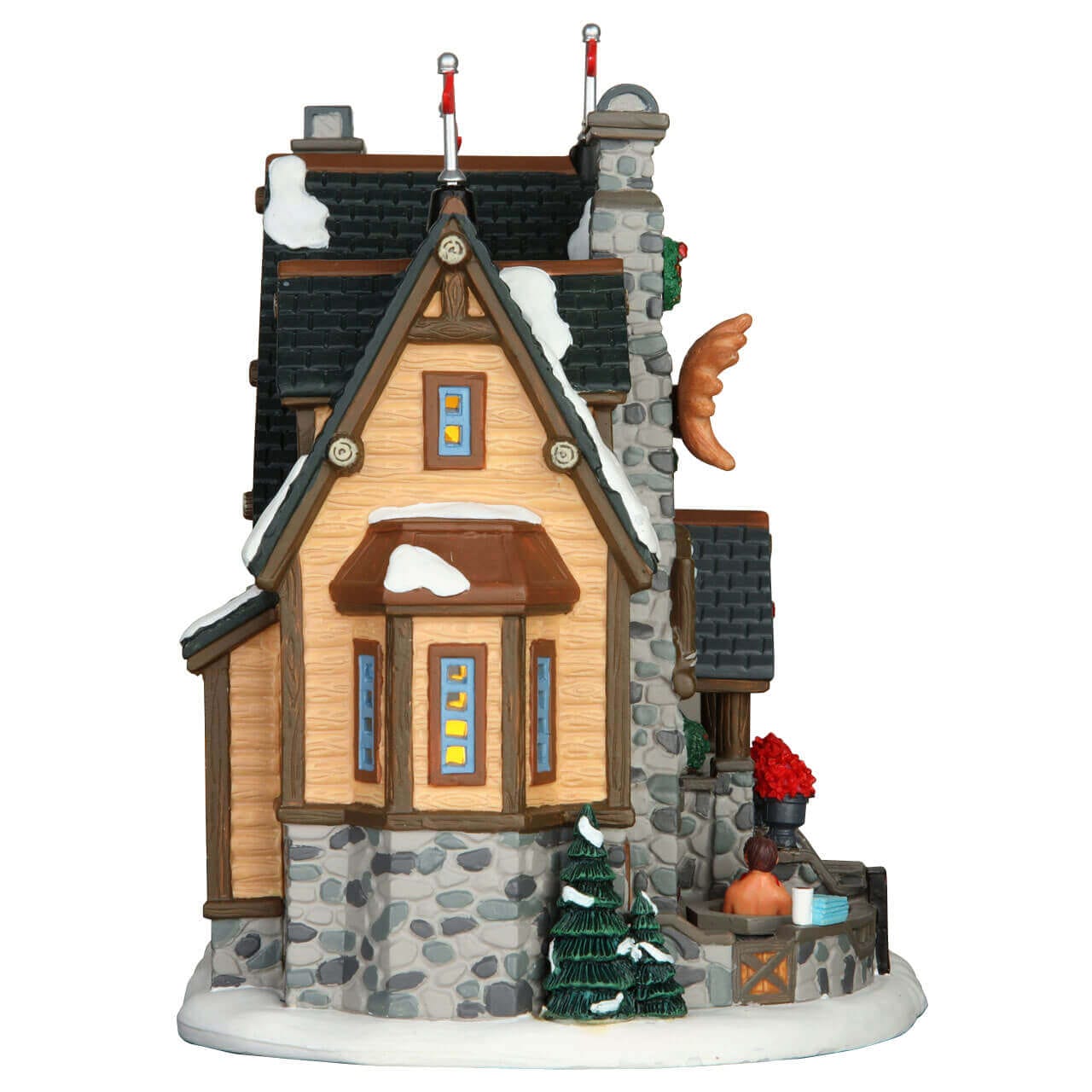 lemax-moose-crest-lodge-chalet-miniature-de-village-de-no-l image 2