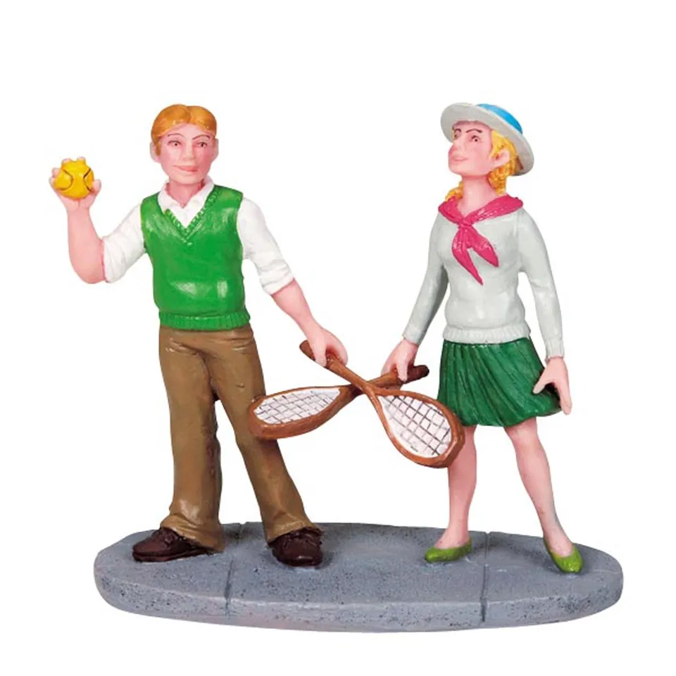 lemax-tennis-anyone-figurine-miniature-joueurs-de-tennis image 1