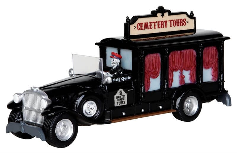 lemax-cemetery-tour-bus-spooky-town-bus-tourn-e-cimeti-re-miniature image 1