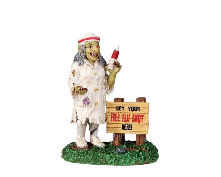 lemax-free-flu-shots-figurine-spooky-town image 1