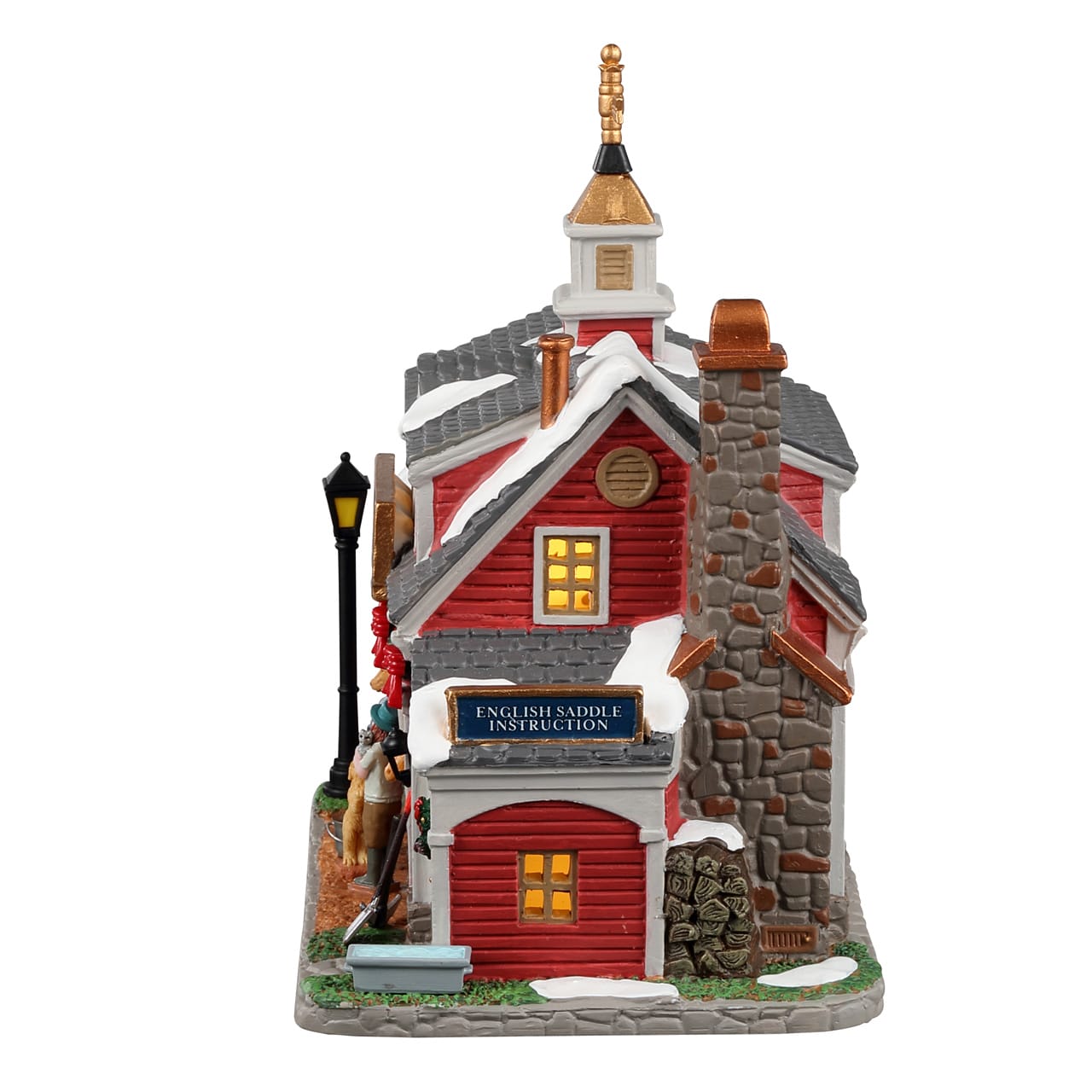 lemax-litton-laughton-stables-curies-miniatures-village-caddington image 3