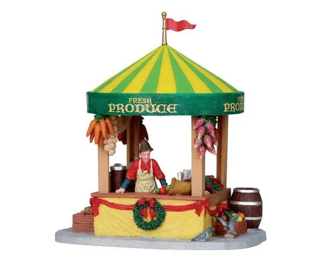 lemax-produce-market-stall-tal-de-march-village-miniature image 1