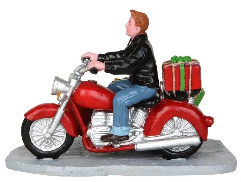 lemax-side-car-santa-figurine-miniature-no-l-moto-avec-side-car image 4