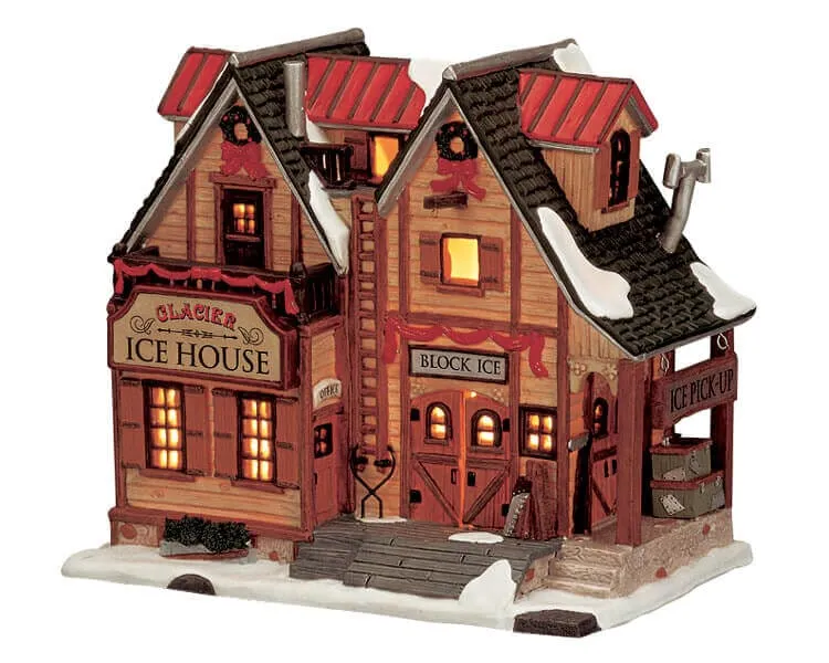 lemax-glacier-ice-house-maison-de-glace-village-hiver image 1