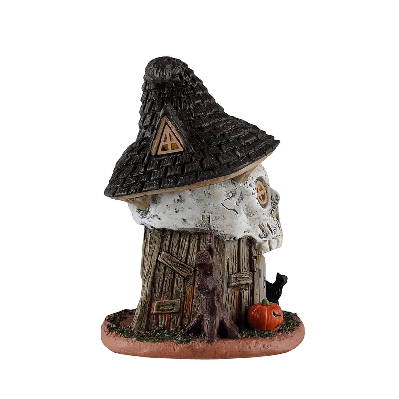 lemax-witch-s-skull-hut-cabane-cr-ne-miniature-spooky-town image 2