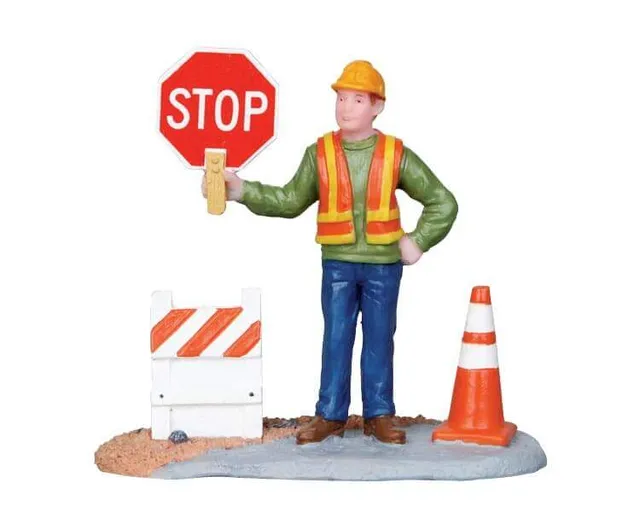 lemax-construction-work-figurine-miniature-chantier image 1