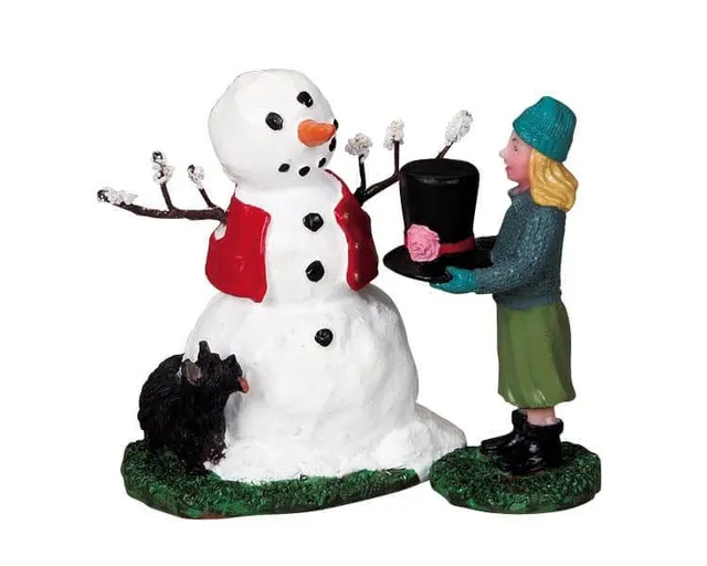 lemax-a-gift-for-frosty-figurine-miniature-de-collection image 1