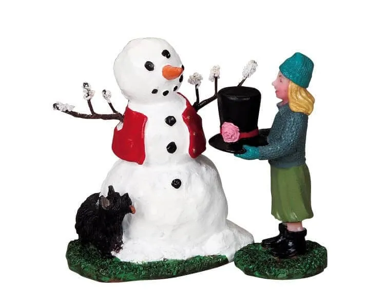 lemax-a-gift-for-frosty-figurine-miniature-de-collection image 1