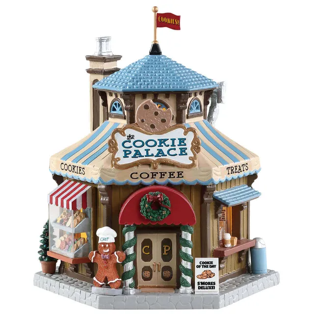 lemax-the-cookie-palace-b-timent-miniature-de-collection-dition-exclusive-2018 image 1