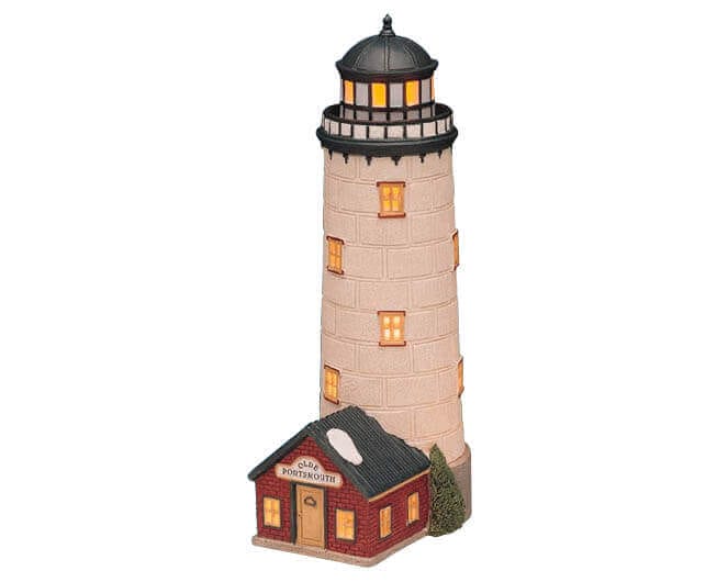 lemax-portsmouth-lighthouse-phare-miniature-village-c-tier image 1