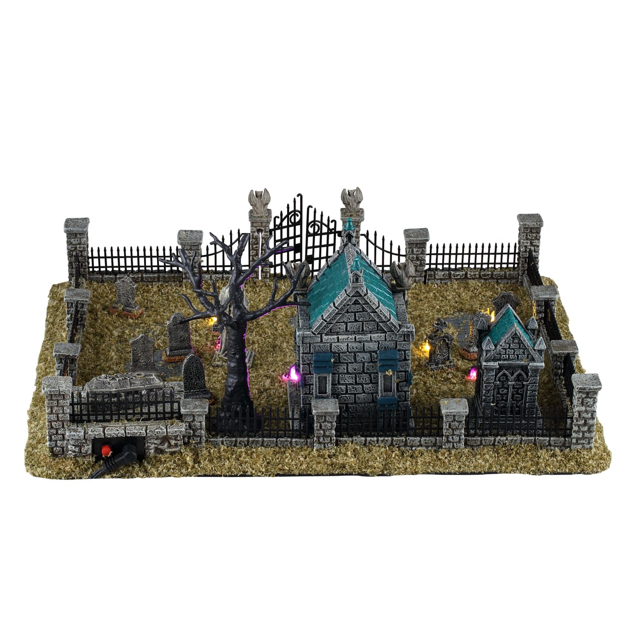 lemax-misty-crypt-graveyard-d-cor-lumineux-spooky-town image 4