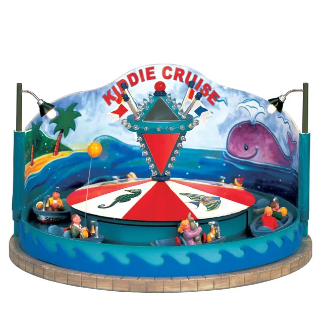 lemax-kiddie-cruise-ride-man-ge-miniature-enfant image 1