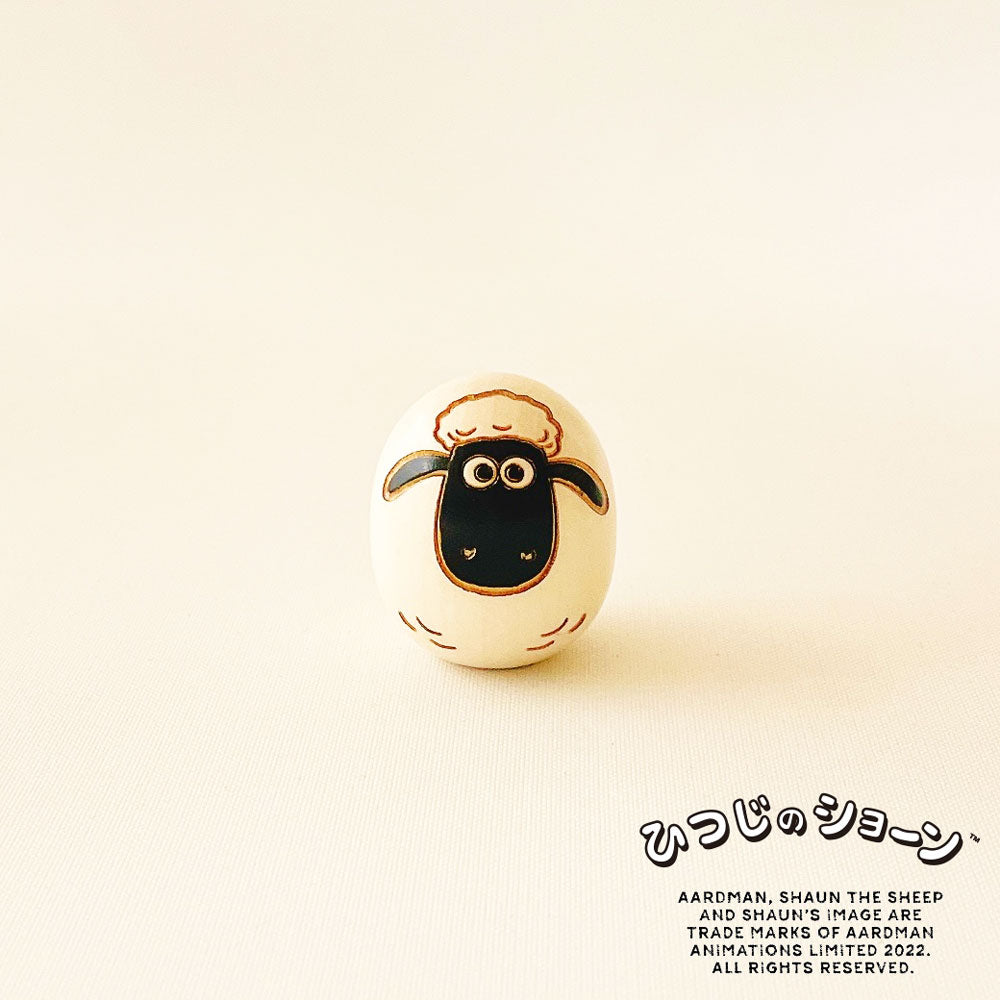 usaburo-kokeshi-shaun-the-sheep-shaun-ss-mini-figurine-artisanale image 3