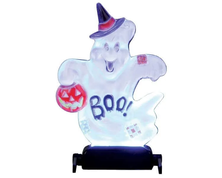 lemax-yard-light-boo-ghost-lampadaire-fant-me-miniature image 1