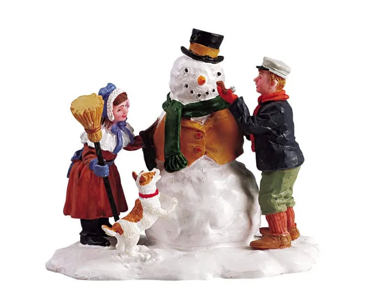 lemax-our-snowman-figurine-bonhomme-de-neige-village image 1