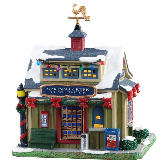 lemax-springs-creek-post-office-b-timent-miniature-caddington image 1