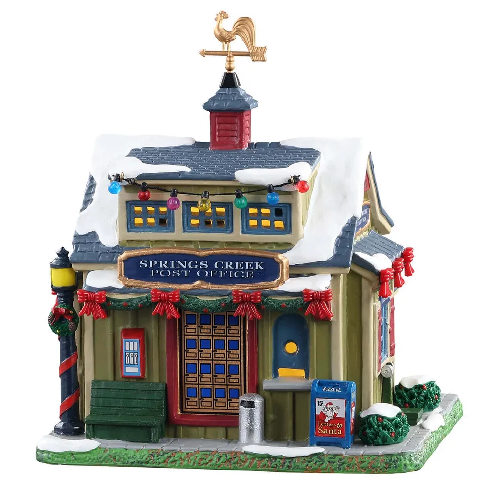 lemax-springs-creek-post-office-b-timent-miniature-caddington image 1