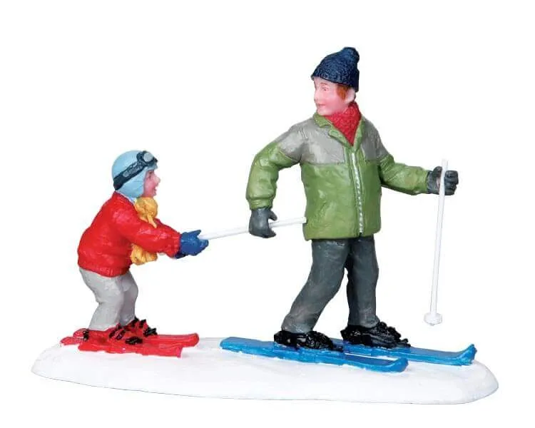 lemax-tagging-along-figurine-miniature-de-collection image 1