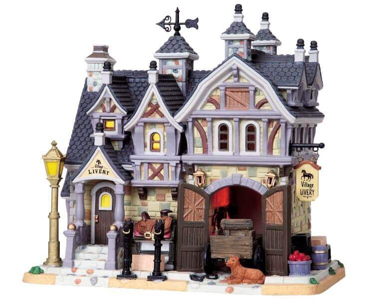 lemax-village-livery-b-timent-miniature-village-de-no-l image 1