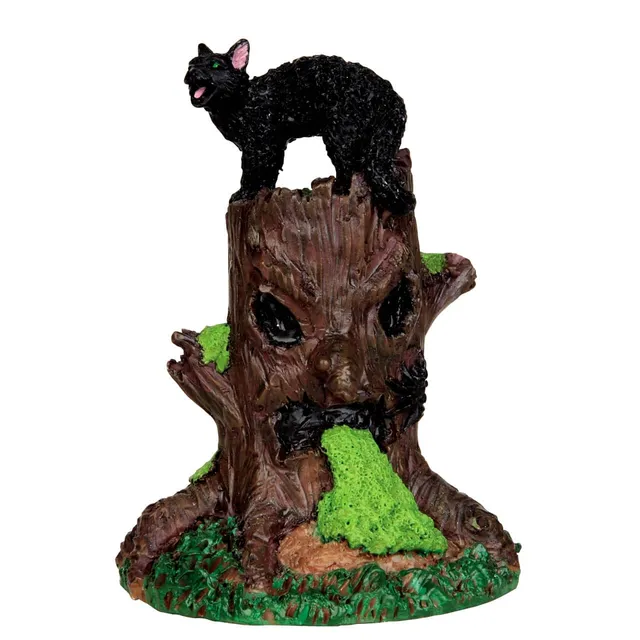 lemax-spooky-woods-tree-stump-souche-d-arbre-hant-e-spooky-town image 1