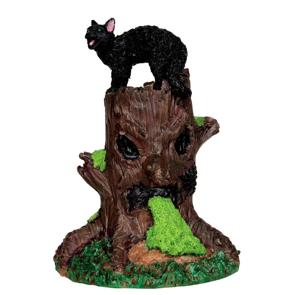 lemax-spooky-woods-tree-stump-souche-d-arbre-hant-e-spooky-town image 1