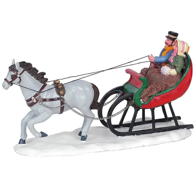 lemax-sleigh-ride-figurine-caddington-tra-neau image 1