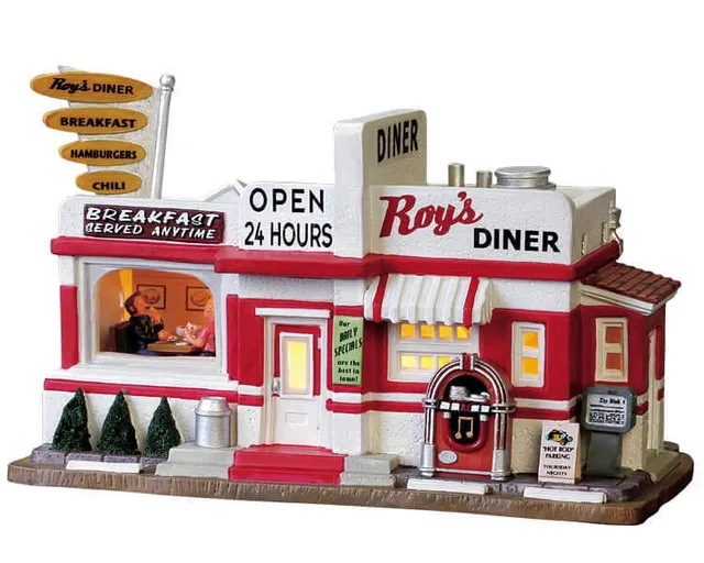 lemax-roy-s-diner-diner-am-ricain-miniature-r-tro image 1