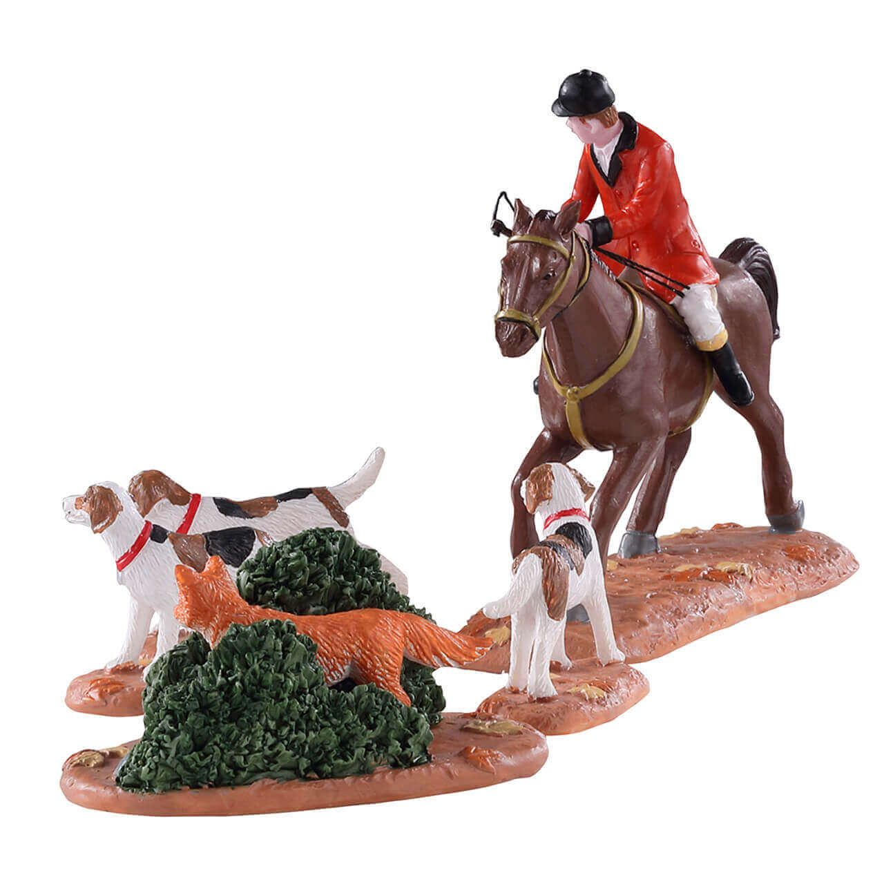 lemax-fox-hunt-figurine-miniature-chasse-cour-caddington image 3