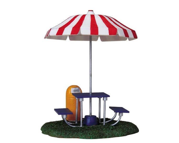 lemax-picnic-table-table-de-pique-nique-miniature image 1