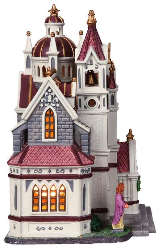lemax-cathedral-of-the-sacred-heart-glise-village-miniature image 2