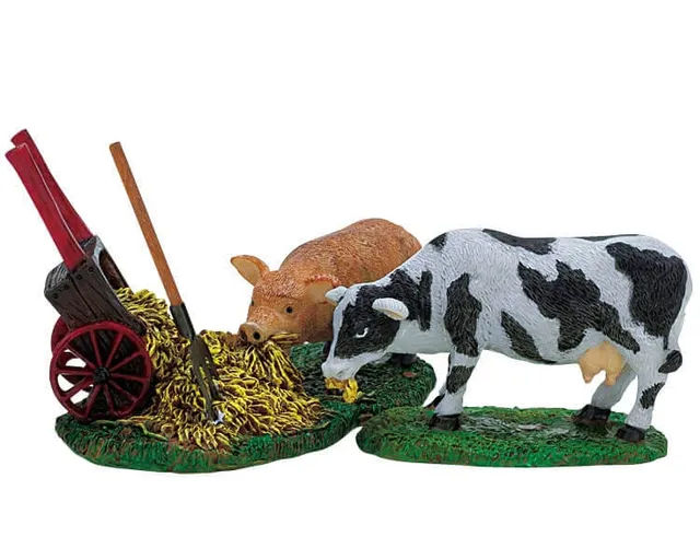 lemax-chow-time-figurine-miniature-repas image 1