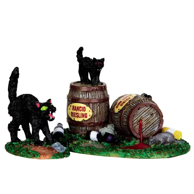 lemax-wine-barrels-set-of-2-accessoire-miniature-spooky-town image 1