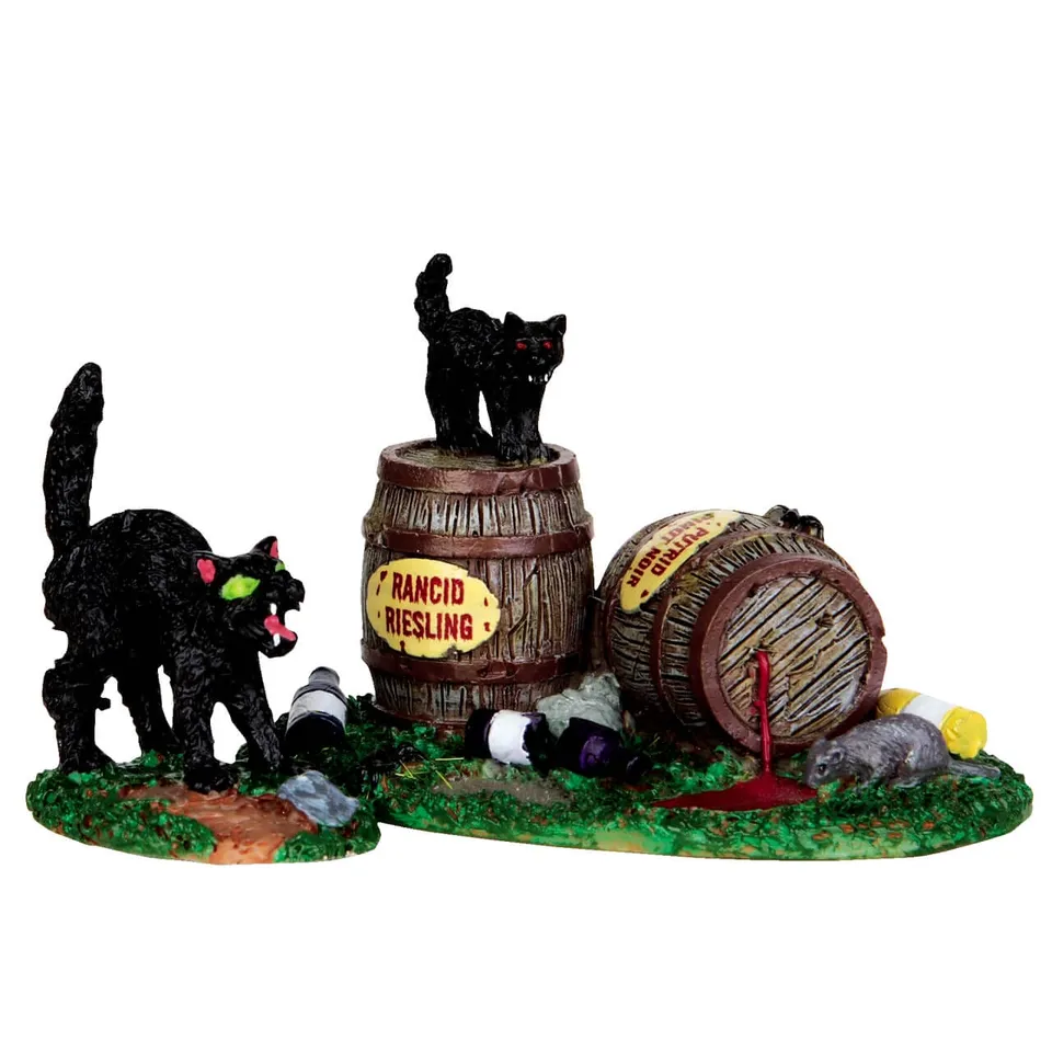 lemax-wine-barrels-set-of-2-accessoire-miniature-spooky-town image 1