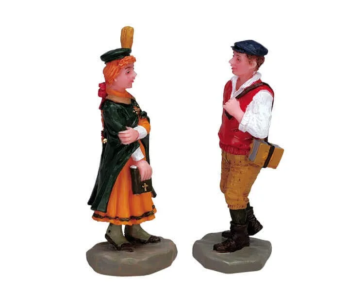 lemax-school-kids-lot-figurines-miniatures-coliers image 1