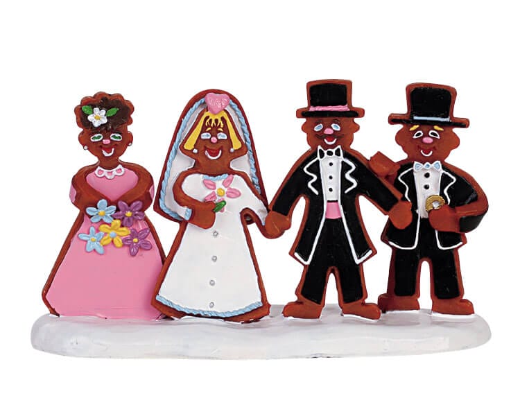lemax-ginger-wedding-party-figurine-miniature-sugar-n-spice image 1