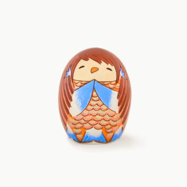 usaburo-kokeshi-amabie-figurine-porte-bonheur-yura-koro-70-mm image 1