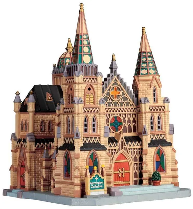 lemax-carrington-cathedral-cath-drale-miniature-illumin-e-village-de-no-l image 1