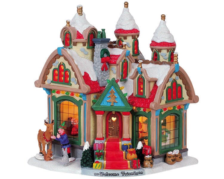 lemax-santa-s-house-maison-du-p-re-no-l-miniature image 1